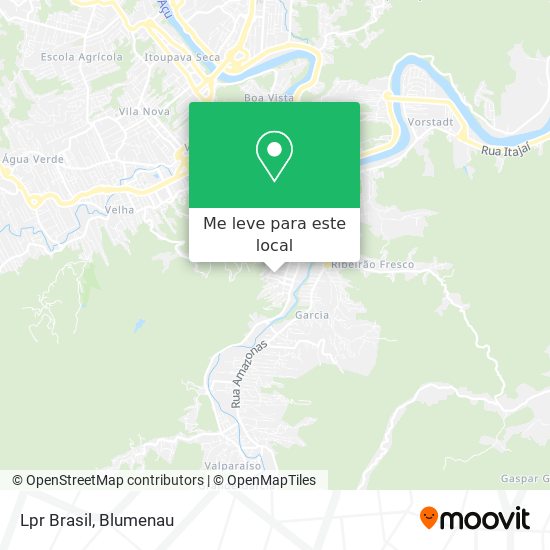 Lpr Brasil mapa