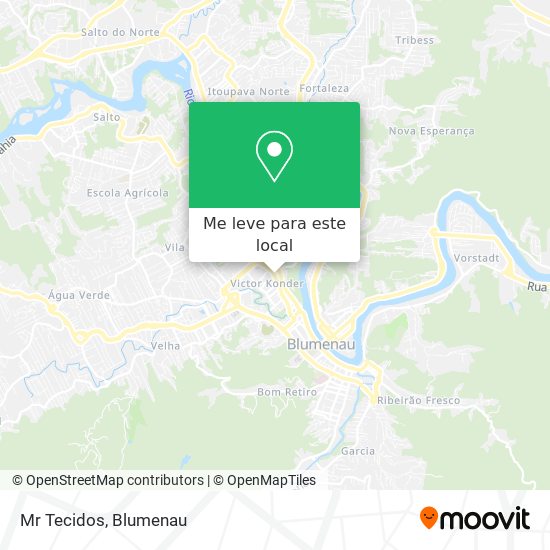 Mr Tecidos mapa