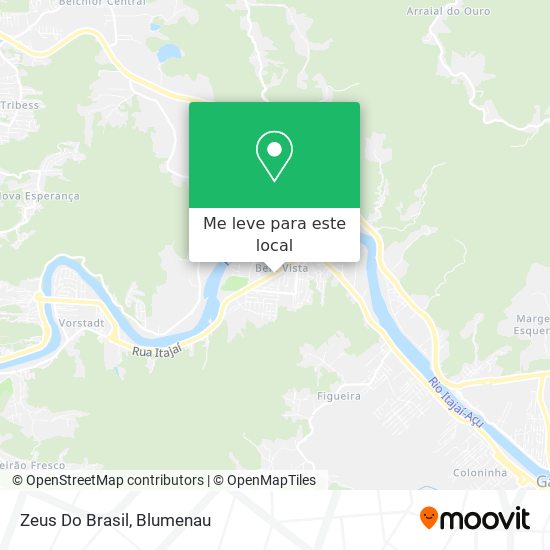 Zeus Do Brasil mapa