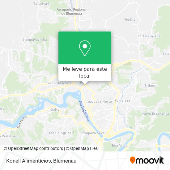 Konell Alimentícios mapa