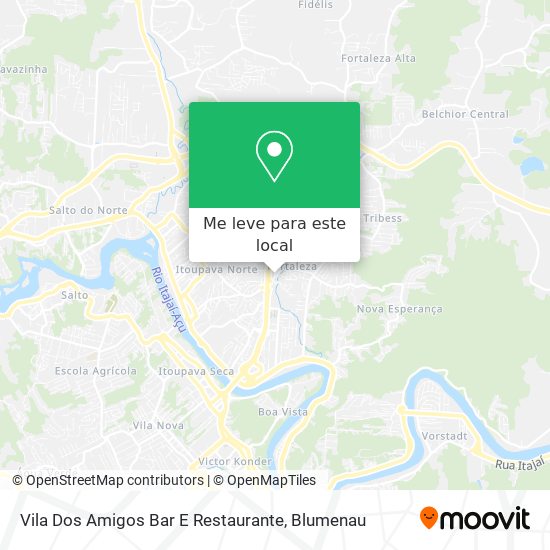 Vila Dos Amigos Bar E Restaurante mapa