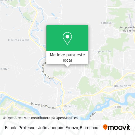 Escola Professor João Joaquim Fronza mapa
