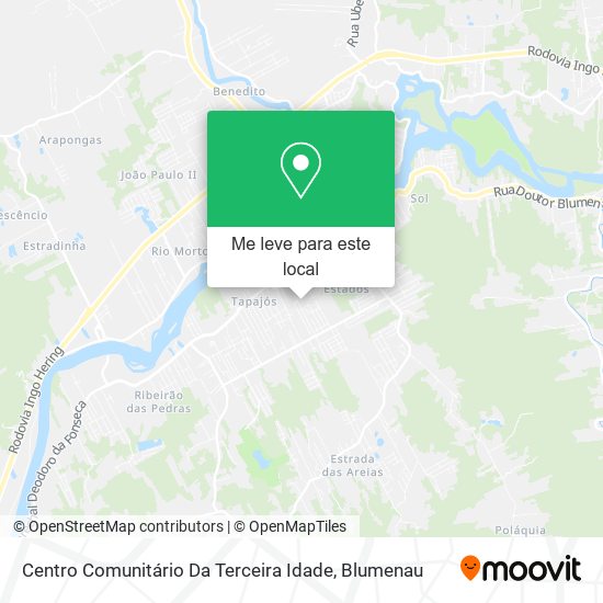 Centro Comunitário Da Terceira Idade mapa
