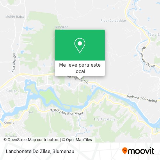 Lanchonete Do Zilse mapa