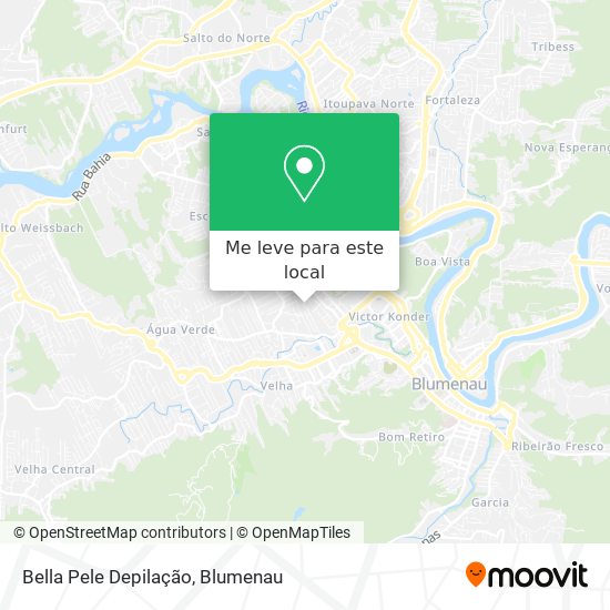 Bella Pele Depilação mapa