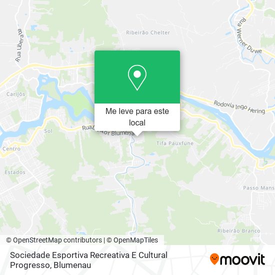 Sociedade Esportiva Recreativa E Cultural Progresso mapa