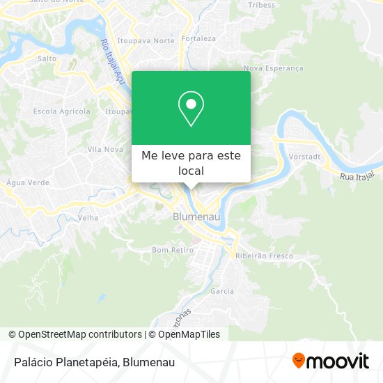 Palácio Planetapéia mapa