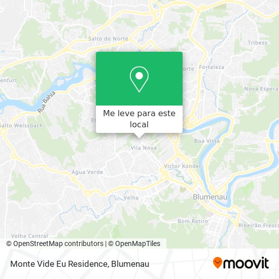 Monte Vide Eu Residence mapa