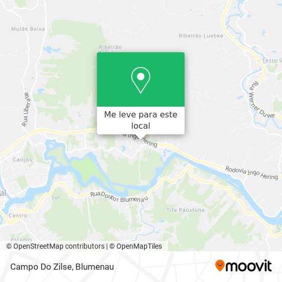 Campo Do Zilse mapa