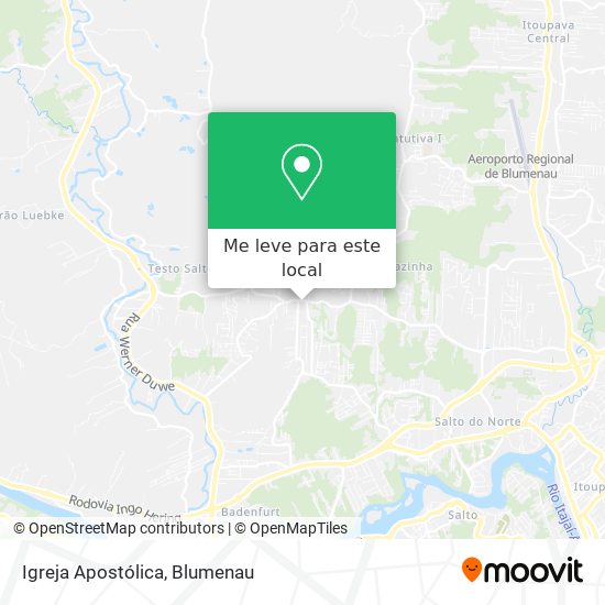 Igreja Apostólica mapa