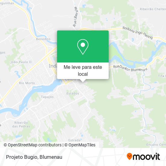Projeto Bugio mapa