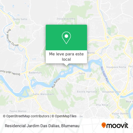 Residencial Jardim Das Dálias mapa