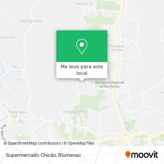 Supermercado Chicão mapa