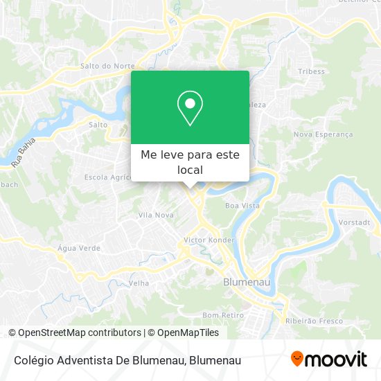 Colégio Adventista De Blumenau mapa