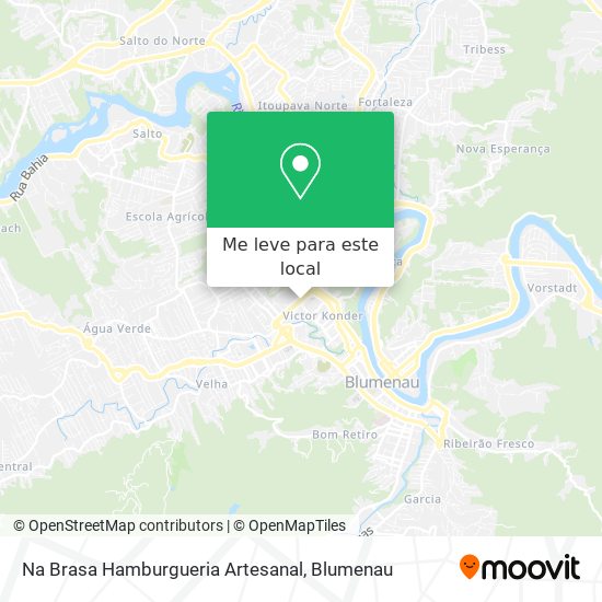 Na Brasa Hamburgueria Artesanal mapa