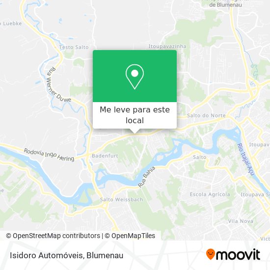 Isidoro Automóveis mapa