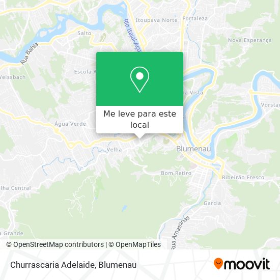 Churrascaria Adelaide mapa