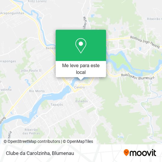 Clube da Carolzinha mapa