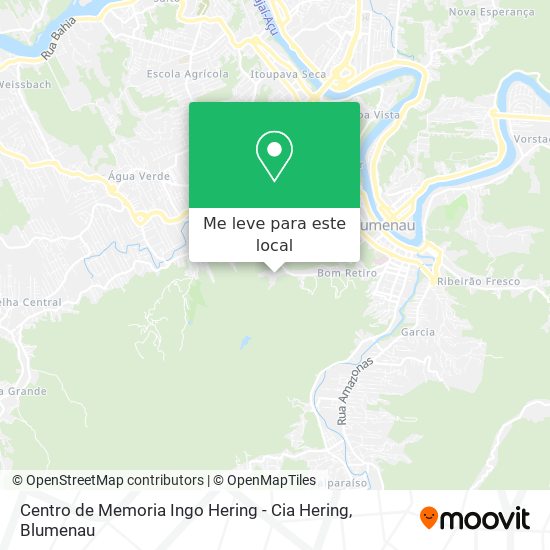 Centro de Memoria Ingo Hering - Cia Hering mapa