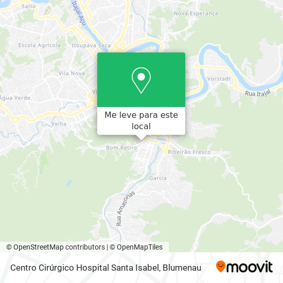 Centro Cirúrgico Hospital Santa Isabel mapa