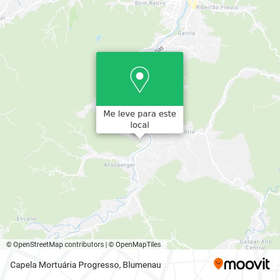 Capela Mortuária Progresso mapa