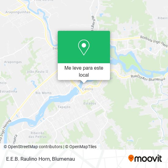 E.E.B. Raulino Horn mapa