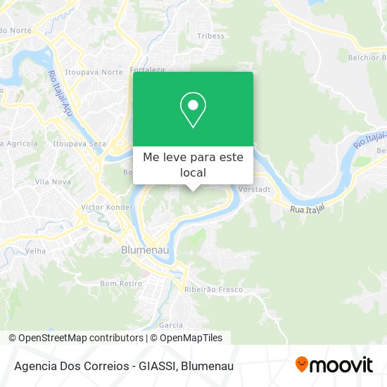 Agencia Dos Correios - GIASSI mapa