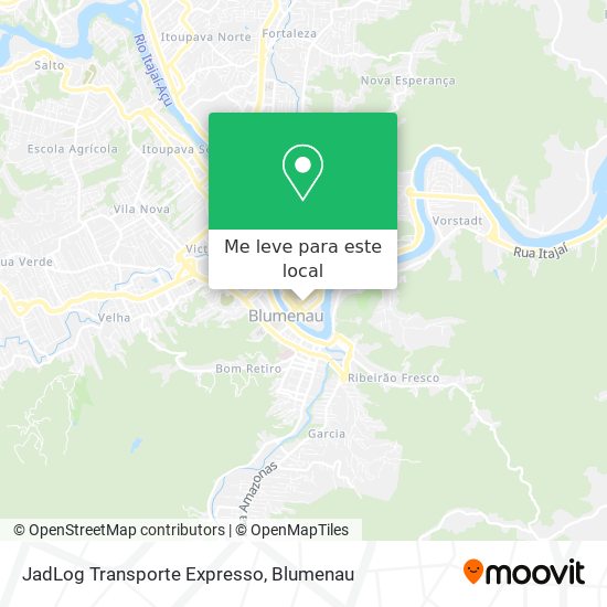 JadLog Transporte Expresso mapa