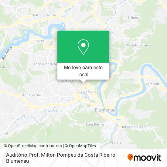 Auditório Prof. Milton Pompeu da Costa Ribeiro mapa