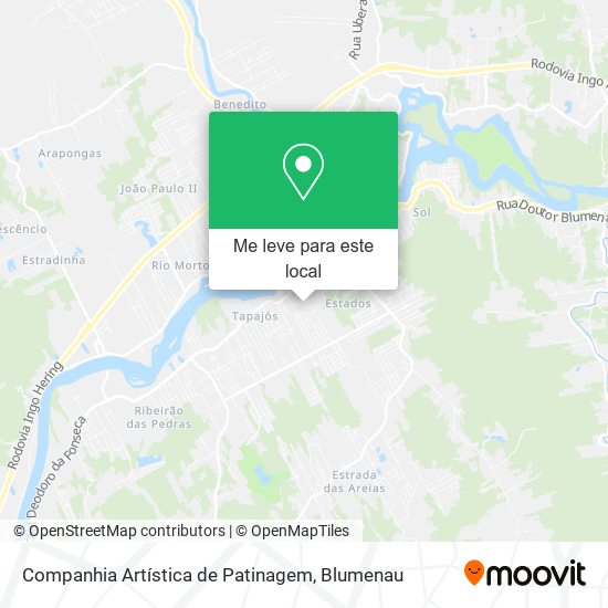 Companhia Artística de Patinagem mapa