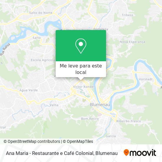 Ana Maria - Restaurante e Café Colonial mapa