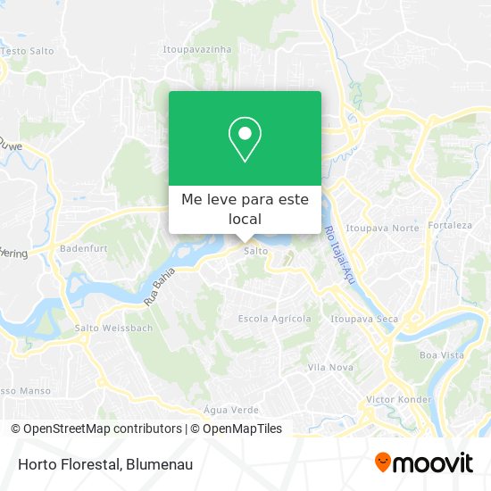 Horto Florestal mapa