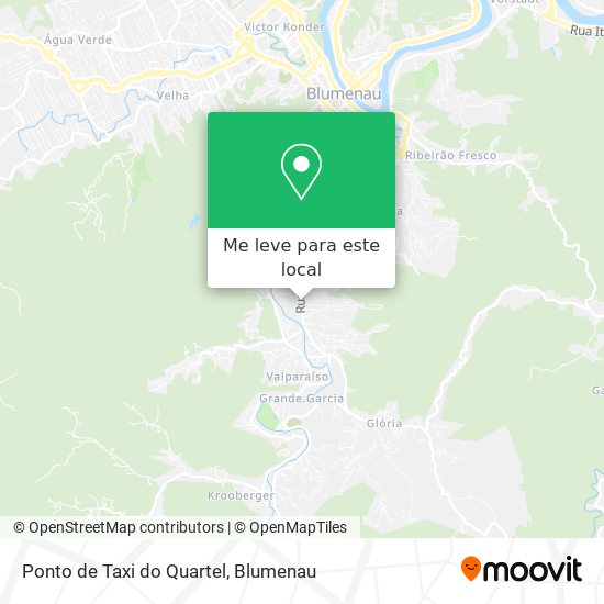 Ponto de Taxi do Quartel mapa