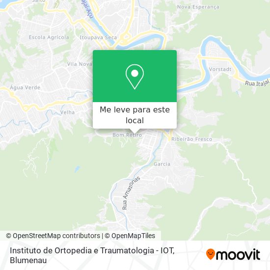 Instituto de Ortopedia e Traumatologia - IOT mapa