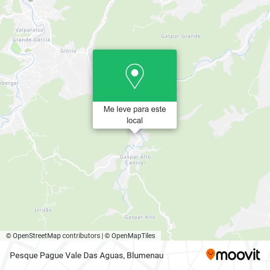 Pesque Pague Vale Das Aguas mapa