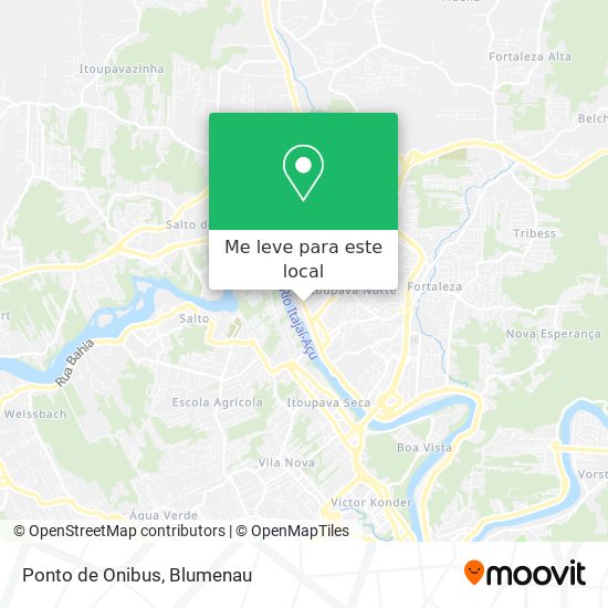 Ponto de Onibus mapa