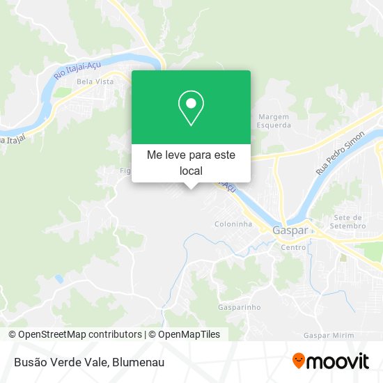 Busão Verde Vale mapa
