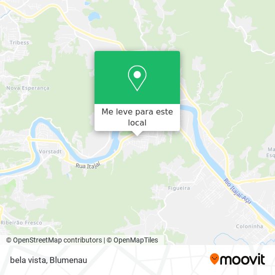 bela vista mapa