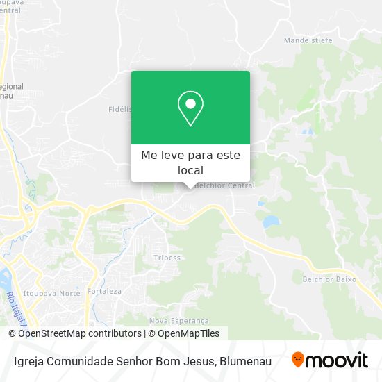 Igreja Comunidade Senhor Bom Jesus mapa