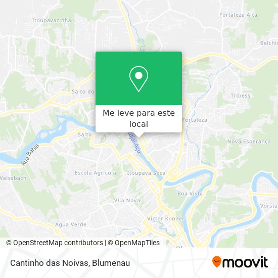 Cantinho das Noivas mapa