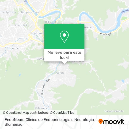 EndoNeuro Clínica de Endocrinologia e Neurologia mapa