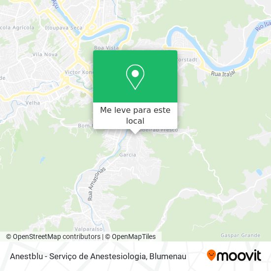 Anestblu - Serviço de Anestesiologia mapa