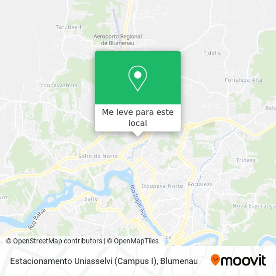 Estacionamento Uniasselvi (Campus I) mapa