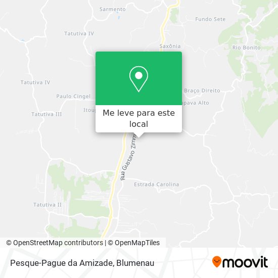 Pesque-Pague da Amizade mapa