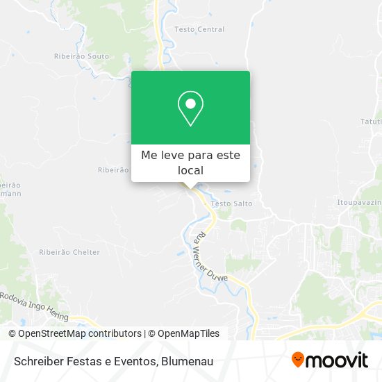 Schreiber Festas e Eventos mapa