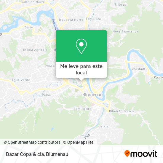 Bazar Copa & cia mapa