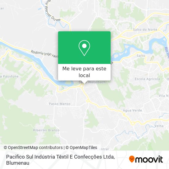 Pacifico Sul Indústria Têxtil E Confecções Ltda mapa