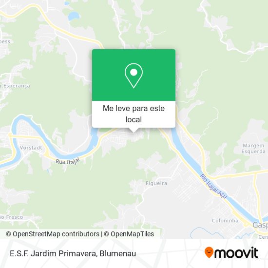E.S.F. Jardim Primavera mapa