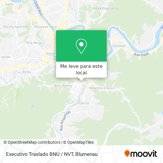 Executivo Traslado BNU / NVT mapa