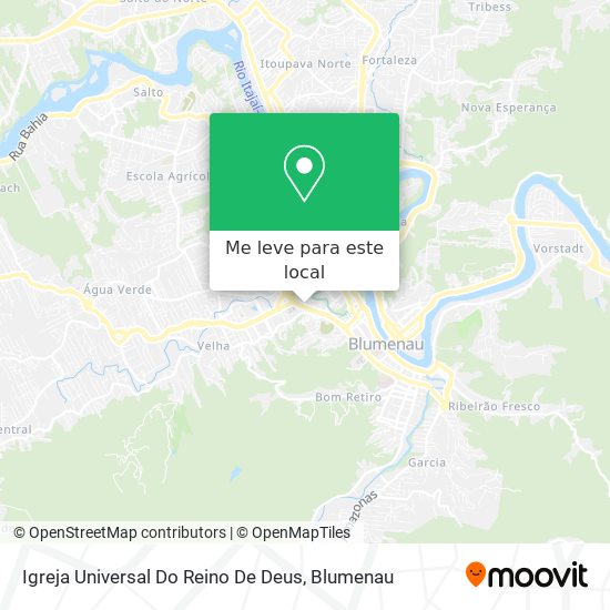 Igreja Universal Do Reino De Deus mapa